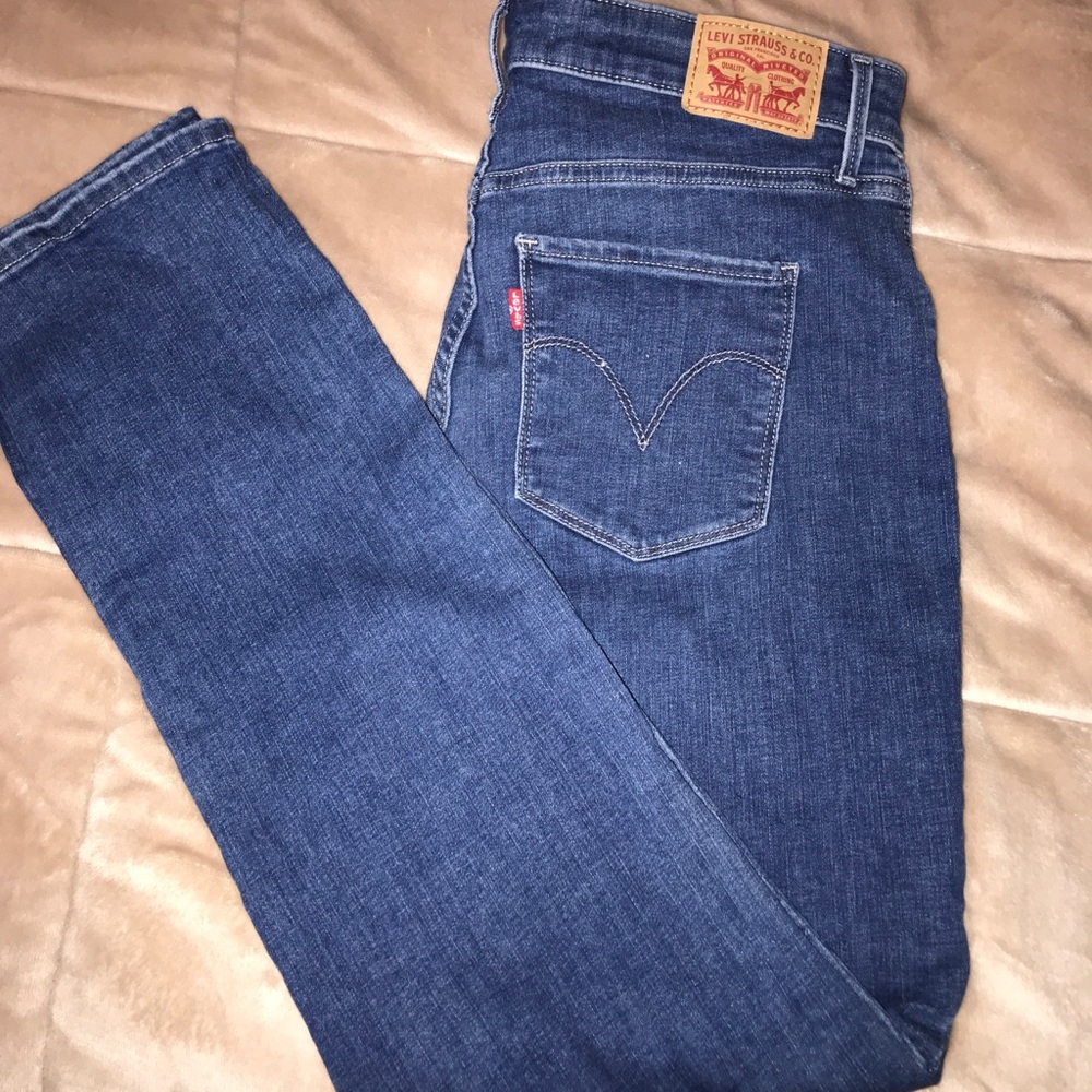 Levi’s classic mid rise skinny jeans